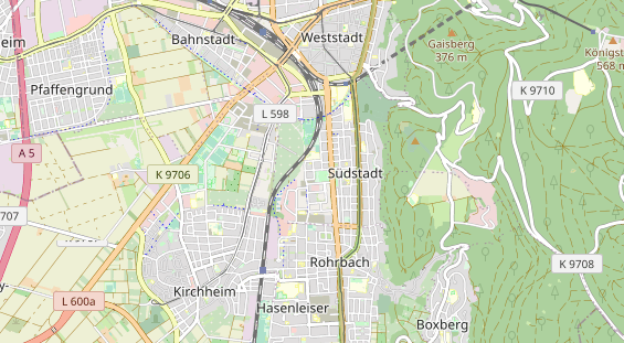 Bicycle workshop on map