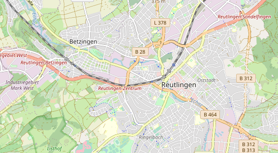 Bicycle workshop on map
