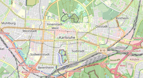 Bicycle workshop on map