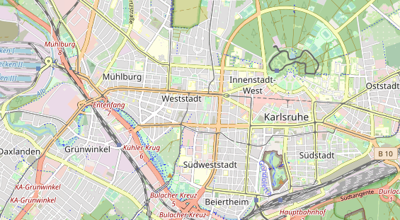 Bicycle workshop on map