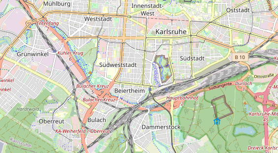 Fahrradwerkstatt auf Karte