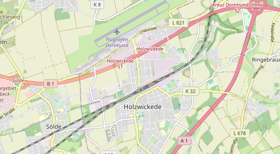 Bicycle workshop on map