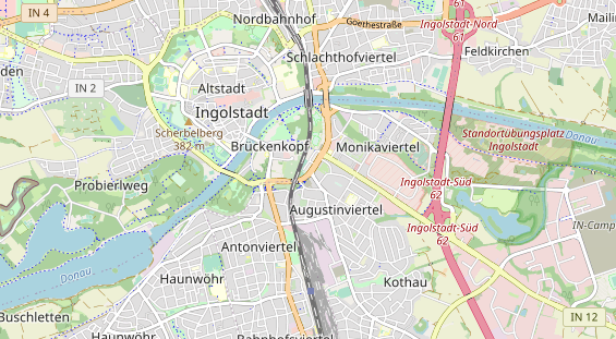 Fahrradwerkstatt auf Karte