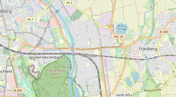 Bicycle workshop on map