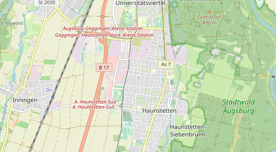 Fahrradwerkstatt auf Karte