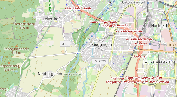 Fahrradwerkstatt auf Karte