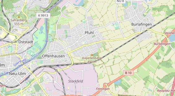 Bicycle workshop on map