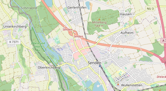 Bicycle workshop on map