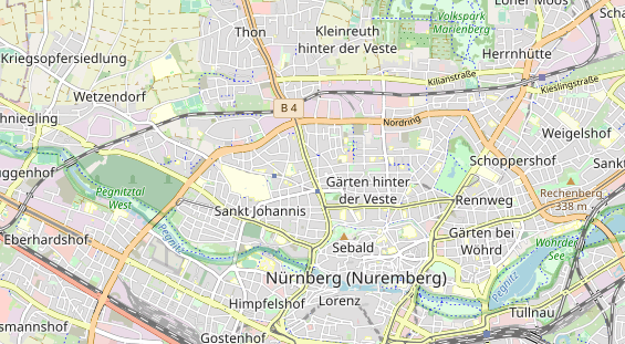 Bicycle workshop on map