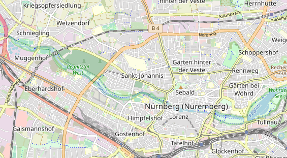 Bicycle workshop on map