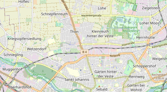 Bicycle workshop on map