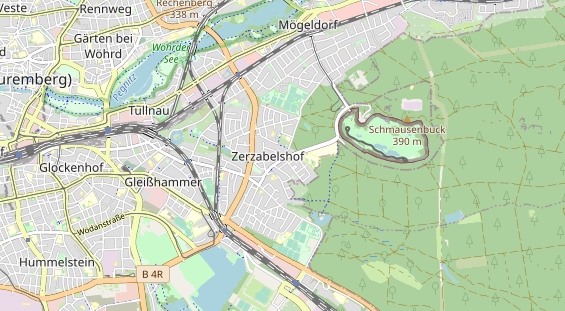 Bicycle workshop on map