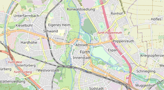 Fahrradwerkstatt auf Karte