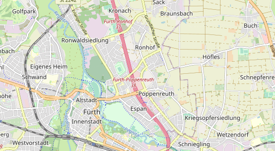Bicycle workshop on map