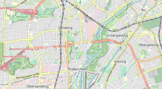 Bicycle workshop on map