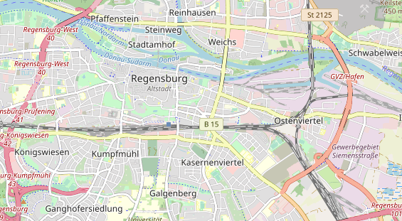 Bicycle workshop on map