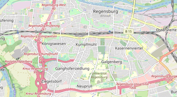 Bicycle workshop on map