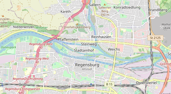 Bicycle workshop on map