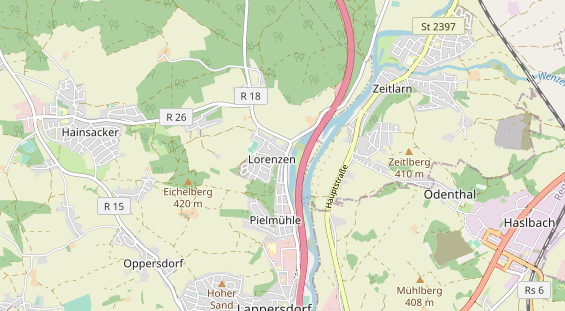 Fahrradwerkstatt auf Karte