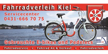Fahrradwerkstatt Suche - Gebrauchtes Fahrrad - Ostsee - Fahrradverleih Kiel