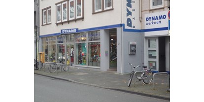 Fahrradwerkstatt Suche - repariert Liegeräder und Spezialräder - PLZ 31134 (Deutschland) - Straßenansicht - DYNAMO Fahrradhandel Gmbh