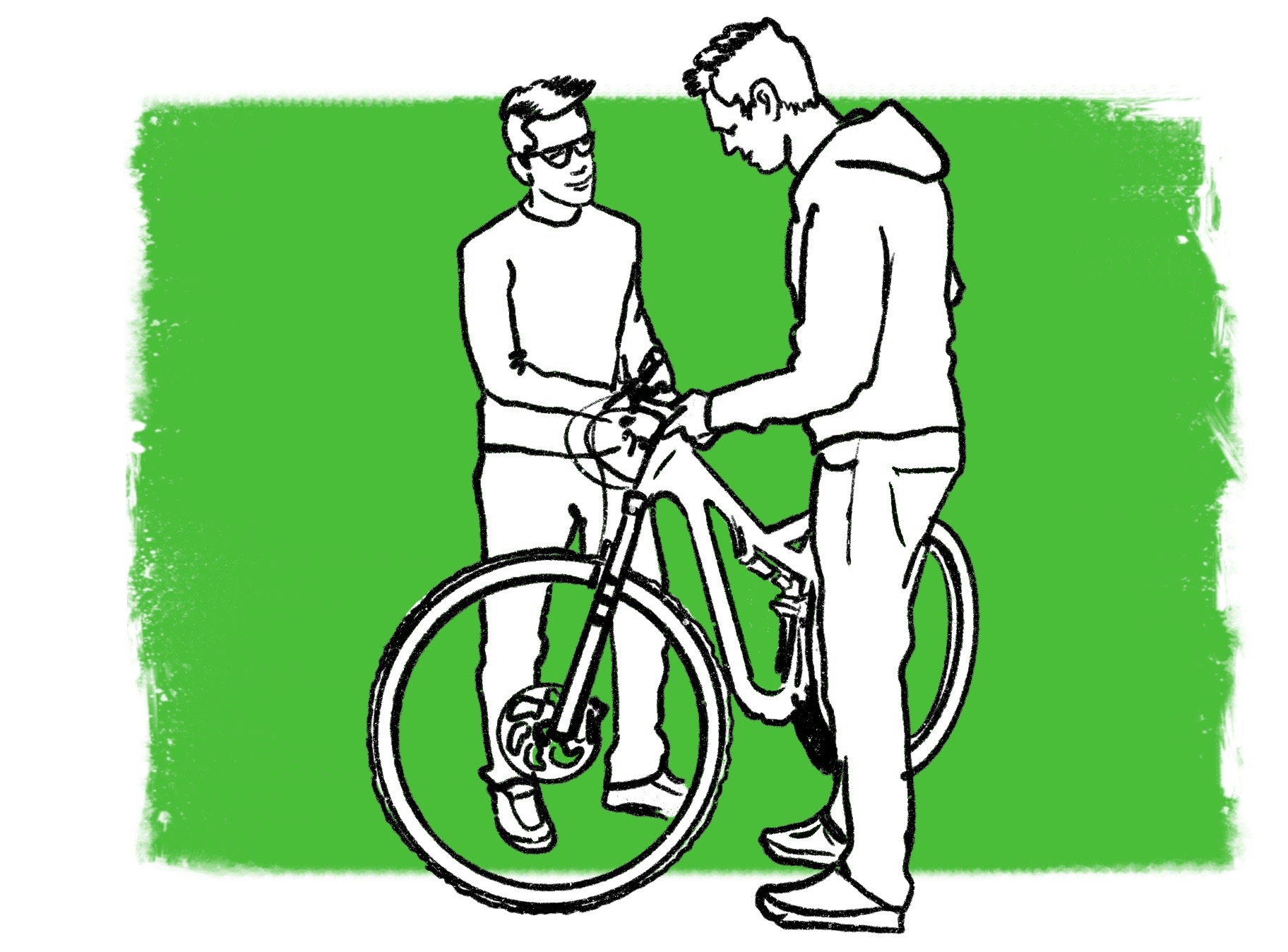 Fahrradwerkstatt - Musterbild - Fahrradverleih Heiden