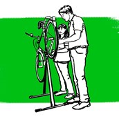 Fahrradwerkstatt - Musterbild - Radhaus Hensel & Koller