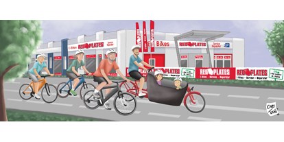 Fahrradwerkstatt Suche - Mostviertel - Red Plates - E-Bikes, Service und Reparaturen.