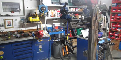 Fahrradwerkstatt Suche - repariert Versenderbikes - Schwäbische Alb - Innenleben meiner Werkstatt - Thomas FINKBEINER