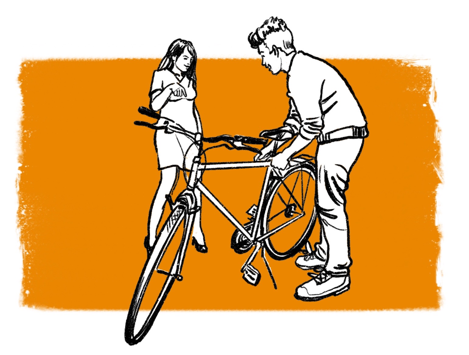 Fahrradwerkstatt - Musterbild - Ganghelden