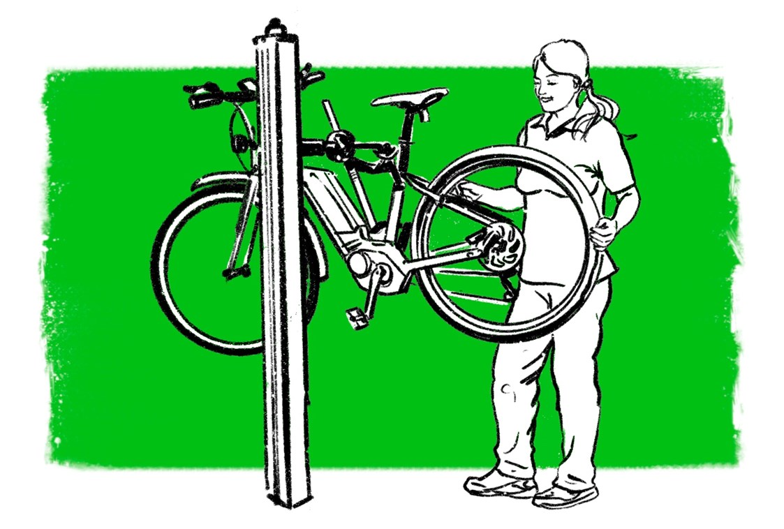 Fahrradwerkstatt: Arkaden-Radstation