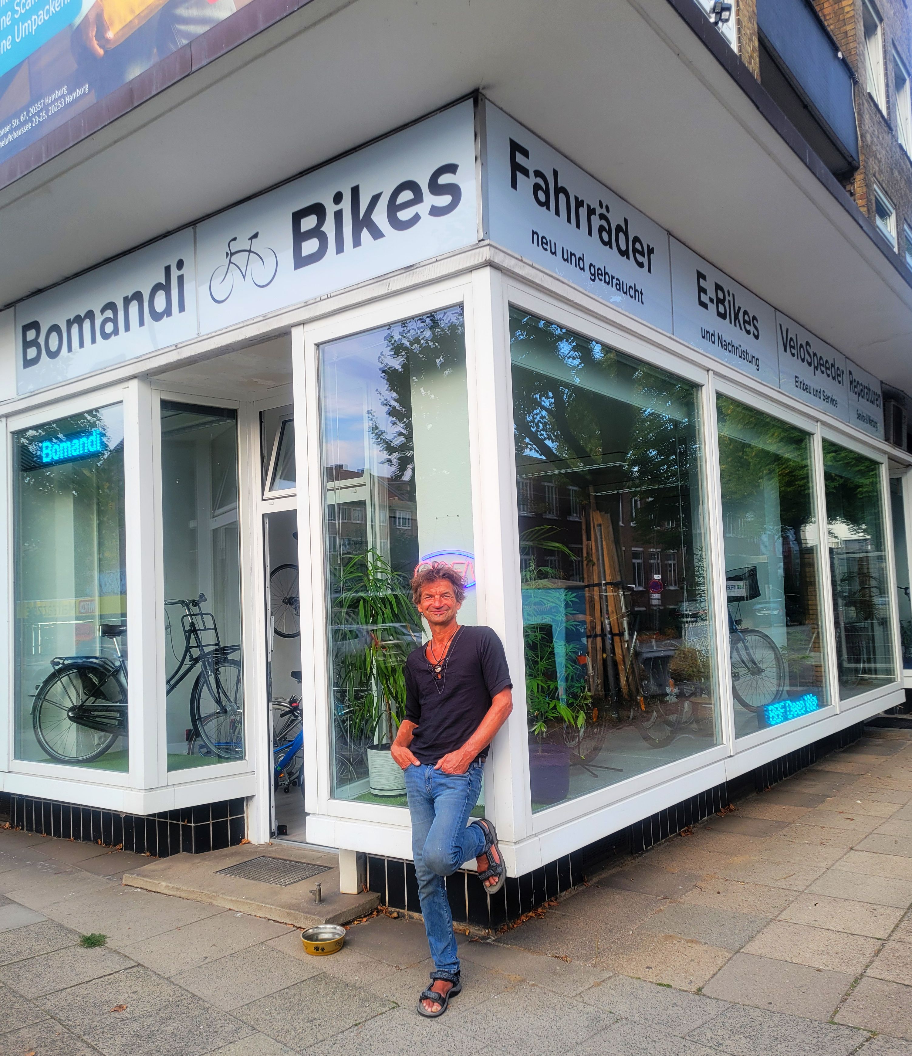 Fahrradwerkstatt Suche - Terminvereinbarung per Mail - Hamburg-Stadt (Hamburg, Freie und Hansestadt) - Ladengeschäft Hamburger Straße 164 - Bomandi Bikes 