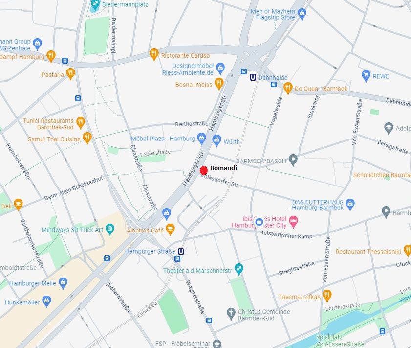 Fahrradwerkstatt Suche - Terminvereinbarung per Mail - Hamburg-Stadt (Hamburg, Freie und Hansestadt) - Google Map - Bomandi Bikes 