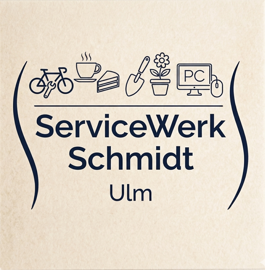 Fahrradwerkstatt: Logo ServiceWerk Schmidt – Fahrradreparatur & Service in Ulm - ServiceWerk Schmidt