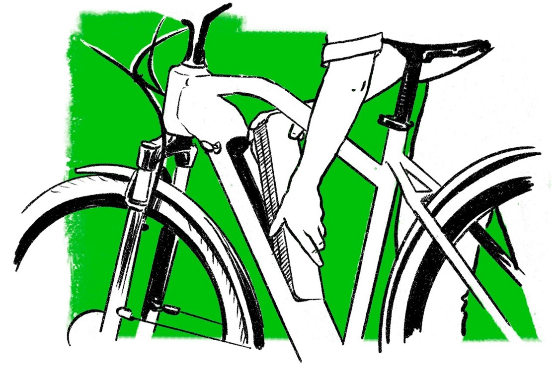 Fahrradwerkstatt: Musterbild - Beinarbeit
