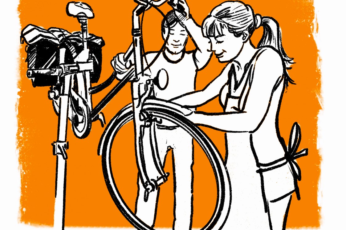 Fahrradwerkstatt: Musterbild - bike-petry