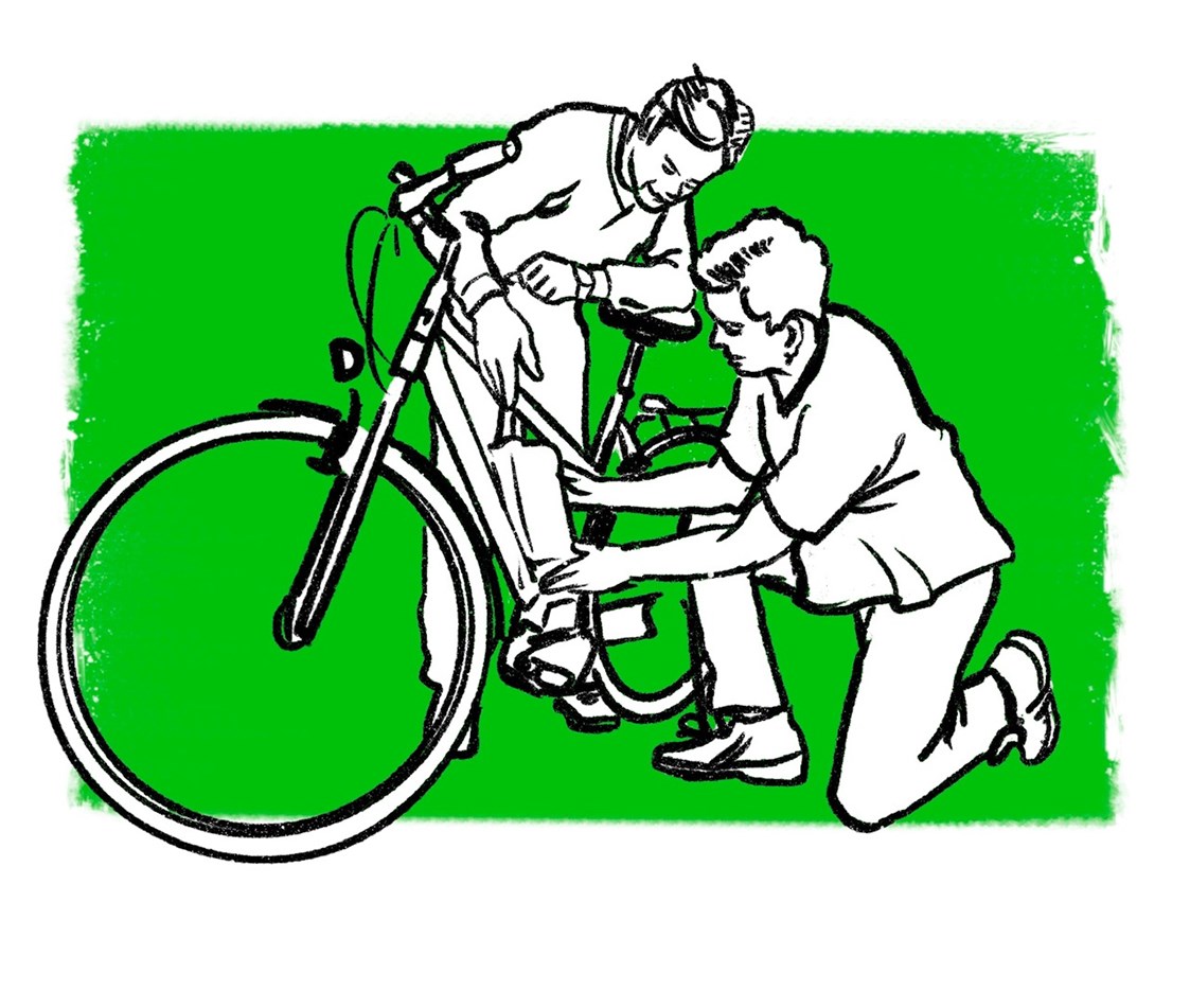 Fahrradwerkstatt: Musterbild - Bike Service