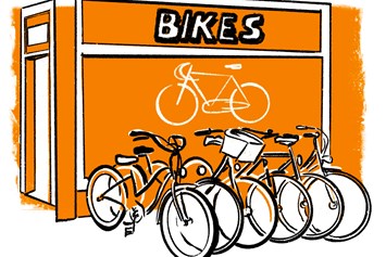 Fahrradwerkstatt: Musterbild - Bikesnboards