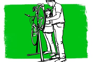 Fahrradwerkstatt: Musterbild - Fahrrad Keller