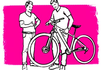 Fahrradwerkstatt: Musterbild - fahrradschuppen SHA