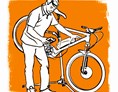 Fahrradwerkstatt: Musterbild - kleinfeinschnell