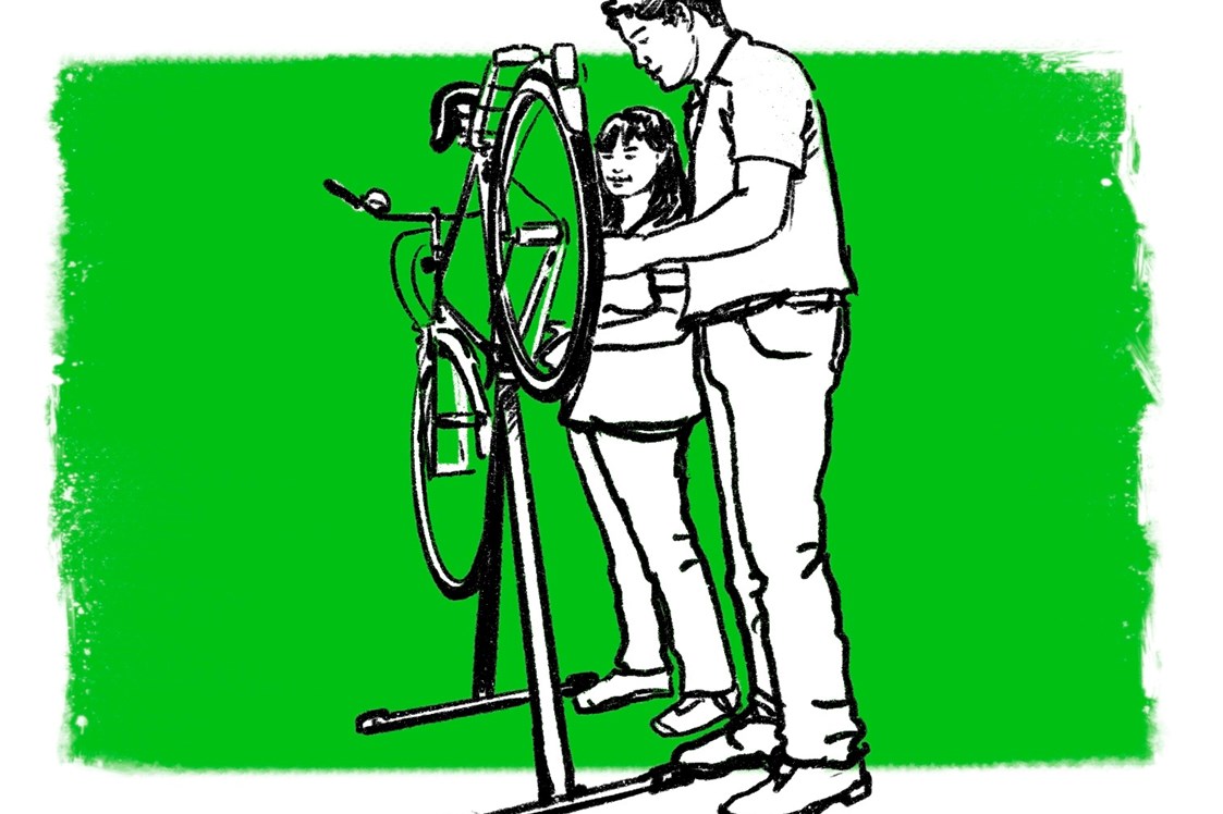 Fahrradwerkstatt: Musterbild - Gazelle Store