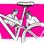 Fahrradwerkstatt - Musterbild - Radnabel