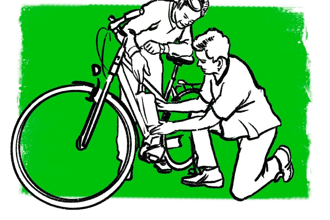 Fahrradwerkstatt: Musterbild - s Sporträdle