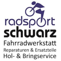 Fahrradwerkstatt: Frimenlogo/-schild - Radsport Schwarz