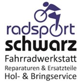 Fahrradwerkstatt - Frimenlogo/-schild - Radsport Schwarz