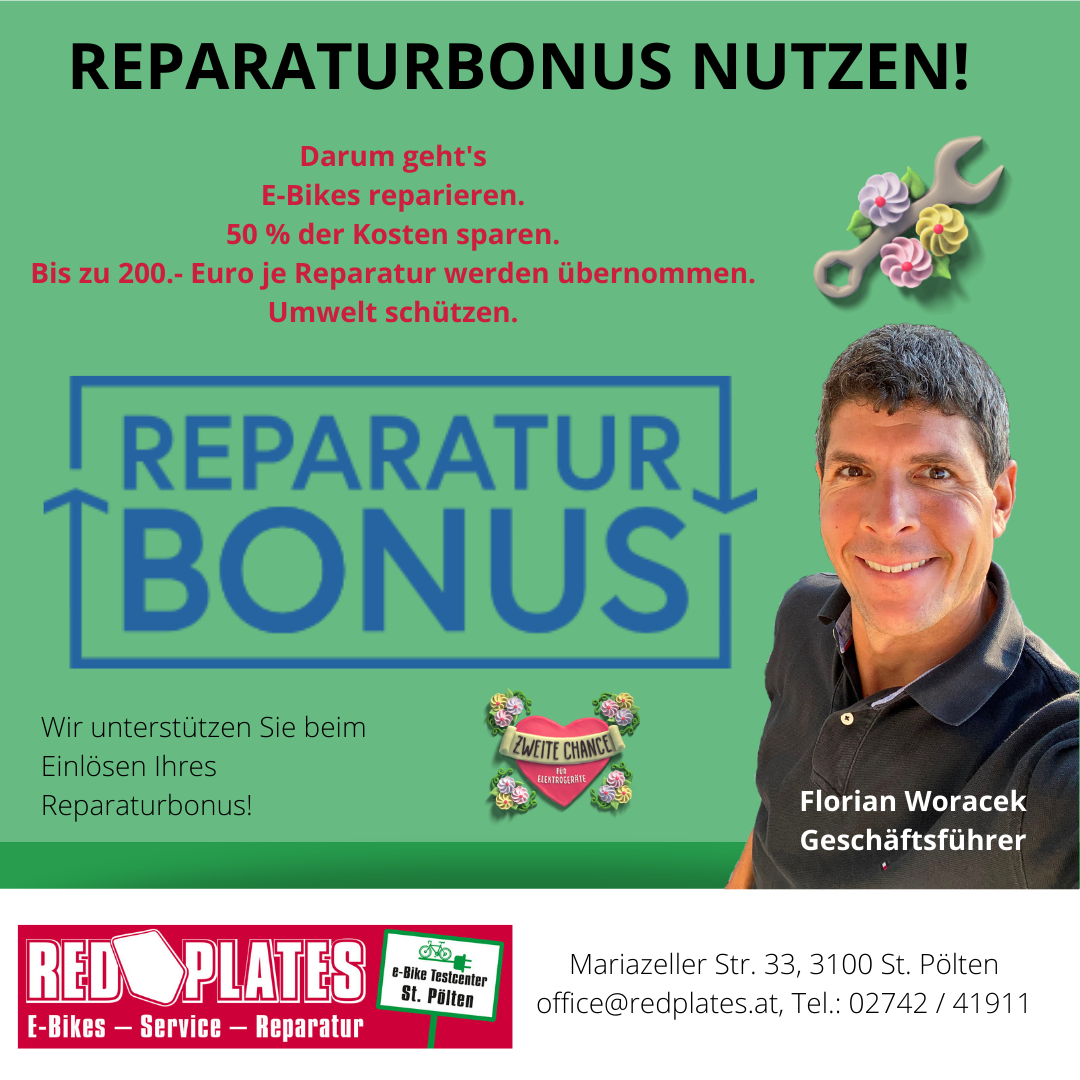 Fahrradwerkstatt: Red Plates - E-Bikes, Service und Reparaturen.