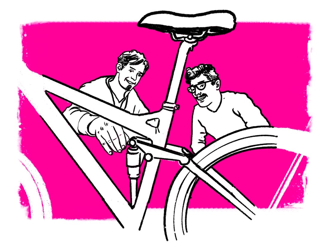 Fahrradwerkstatt: Musterbild - Radschlag