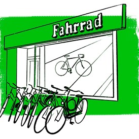 Fahrradwerkstatt: Musterbild - radschlag - Fahrradladen