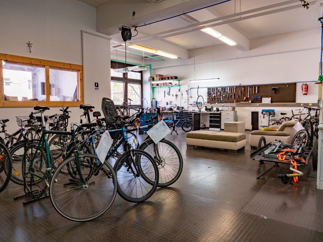 Fahrradwerkstatt: Unser Werkstattraum - Fahrradwahn